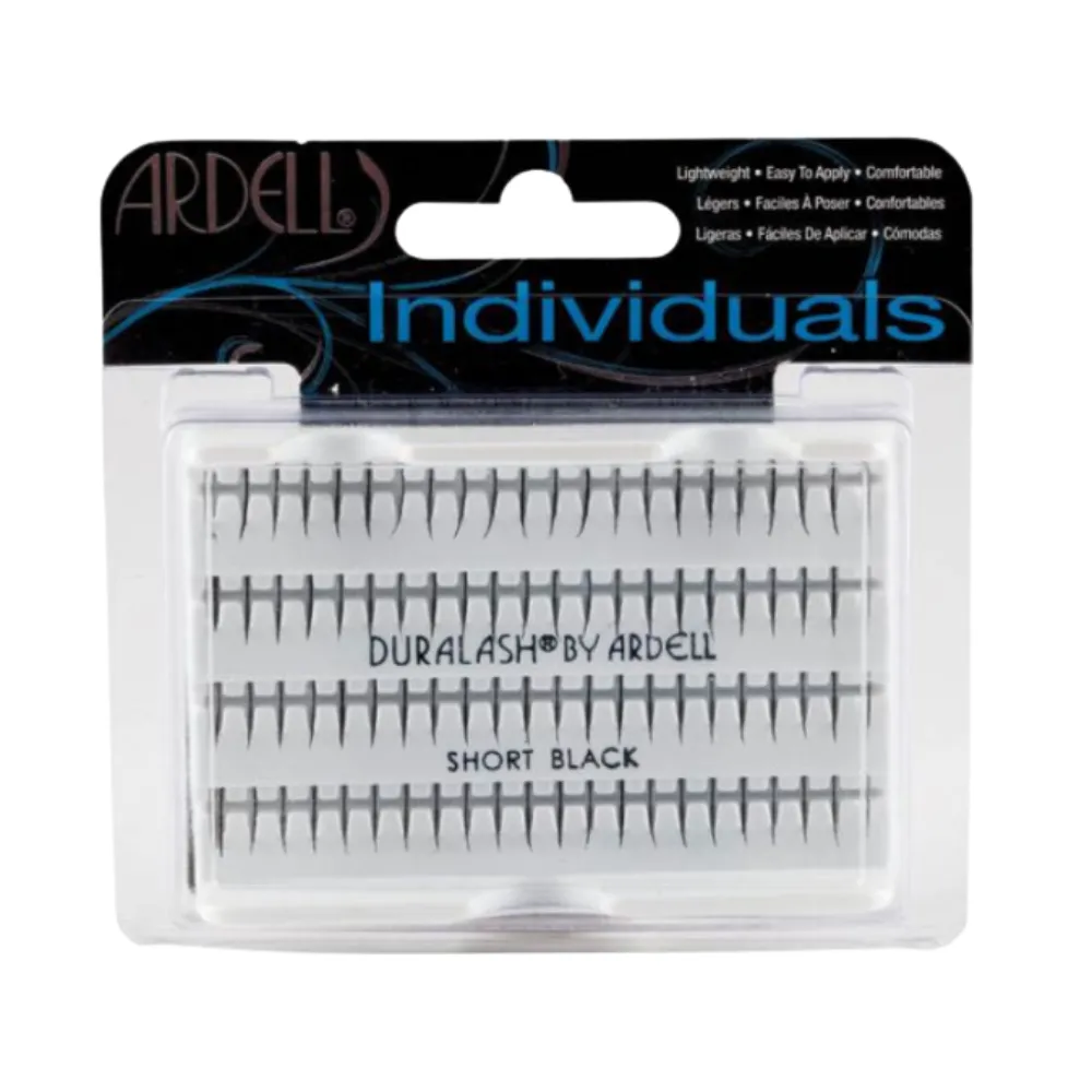 Ardell Extensiones de Pestañas Individual Negro Corto